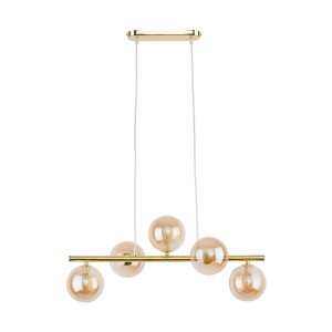 ESTERA GOLD LAMPA WISZĄCA 5 PŁ 4549 TK Lighting