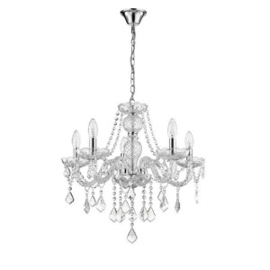 Lampa wisząca Cristallo 5xE14 transparentny LP-2940/5P Light Prestige