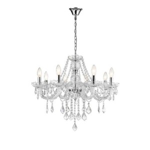 Lampa wisząca Cristallo 8xE14 transparentny LP-2940/8P Light Prestige