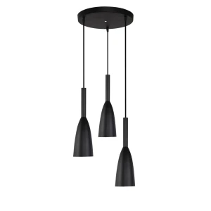 Lampa wisząca Solin wisząca 3xE27 czarna LP-181/3P BK Light Prestige