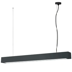 Lampa wisząca Ibros duża 24W 4000K IP20 1xLED czarna LP-7001/1P 20 BK-93 24/4 Light Prestige