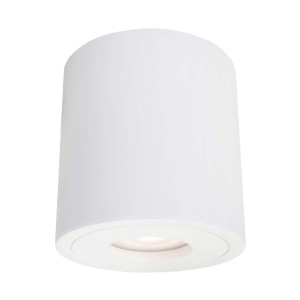 Oczko Faro XL natynkowa 1xGU10 biała IP65 LP-6510/1SM XL WH Light Prestige