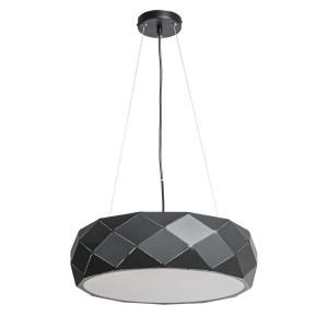 Lampa wisząca Reus 3xE27 czarna LP-8069/1P BK Light Prestige