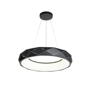 Lampa wisząca Reus 1xLED czarna LP-8069/1P LED BK Light Prestige