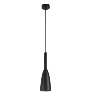 Lampa wisząca Solin wisząca 1xE27 czarna LP-181/1P BK Light Prestige