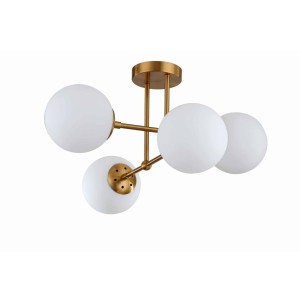 Lampa wisząca Roma 4xE14 złota LP-1345/4P GD Light Prestige