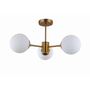 Lampa wisząca Roma 3xE14 złota LP-1345/3P GD Light Prestige