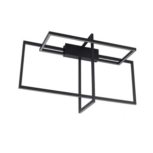 Lampa sufitowa Frame 3D 3000K 1xLED czarna LP-980/3D3 BK Light Prestige