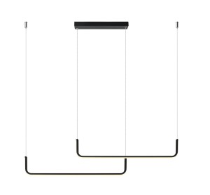 Lampa wisząca Malawi 2xLED czarna LP-1015/2P Tuya Smart Light Prestige