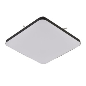 Plafon kwadratowy Babilon mały czarny 4000k LP-335/1C S 4BK square Light Prestige