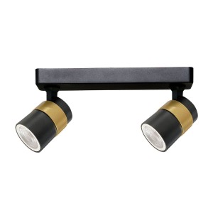 Spot Anillo 2xGU10 czarny LP-770/2W BK Light Prestige