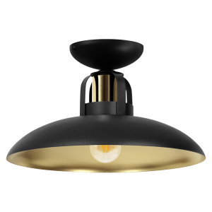 Lampa sufitowa FELIX BLACK/GOLD 1xE27 MLP8905 Milagro