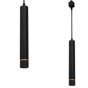 TRACK LIGHT PENDANT BLACK/GOLD 3W LED ML6510 Milagro