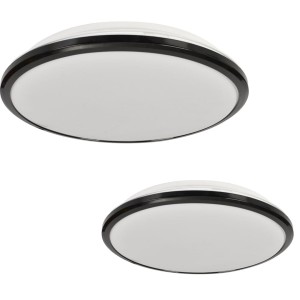 Plafon TERMA BLACK 18W LED IP44 Ø280 mm ML6402 Milagro