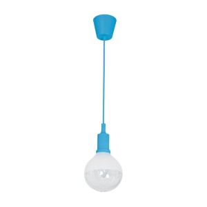 LAMPA WISZĄCA BUBBLE BLUE 5W E14 LED ML457 Milagro