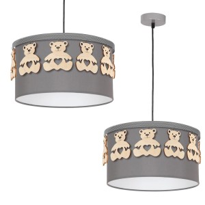 Lampa wisząca MIŚ 1xE27 MLP4961 Milagro