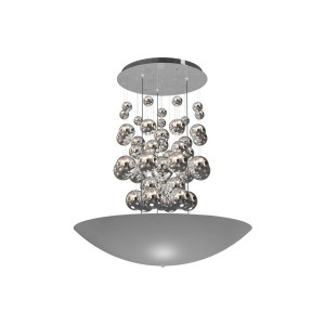LAMPA WISZĄCA PERLA SILVER 42W LED ML858 Milagro