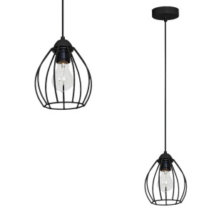 Lampa Wisząca DON BLACK 1xE27 MLP748 Milagro