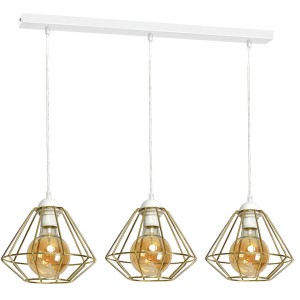 Lampa wisząca LUPO WHITE/GOLD 3xE27 MLP6267 Milagro