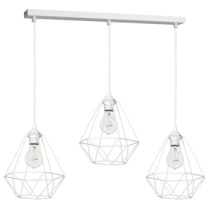 Lampa wisząca BASKET WHITE 3xE27 MLP7213 Milagro