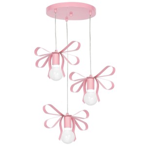 Lampa Wisząca EMMA PINK 3xE27 MLP1040 Milagro