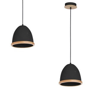 Lampa wisząca STUDIO BLACK 1xE27 MLP8852 Milagro