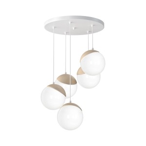 Lampa wisząca SFERA WOOD 5xE14 MLP5426 Milagro