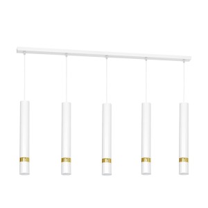 Lampa wisząca JOKER WHITE/GOLD 5xGU10 MLP6122 Milagro