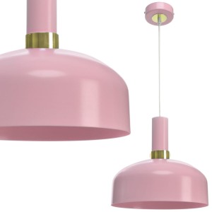 Lampa wisząca MALMO PINK 1xE27 MLP6199 Milagro
