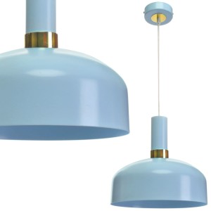 Lampa wisząca MALMO BLUE 1xE27 MLP6201 Milagro