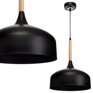 Lampa wisząca TAYLOR BLACK 1xE27 60W MLP6218 Milagro