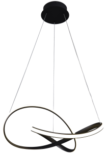 LAMPA WISZĄCA CAPPIO BLACK 36W LED ML6771 Milagro