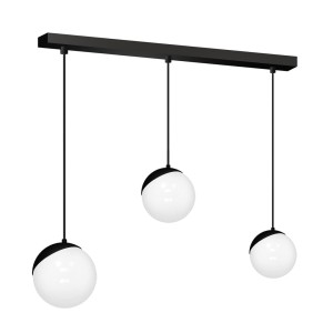 Lampa wisząca SFERA BLACK 3xE14 MLP7237 Milagro