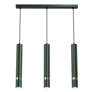 Lampa wisząca JOKER GREEN/GOLD 3xGU10 MLP7721 Milagro