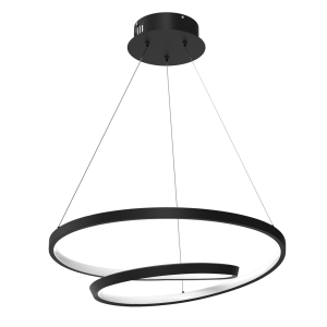 Lampa wisząca LUCERO BLACK 48W LED ML7948 Milagro