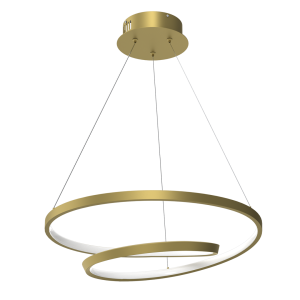 Lampa wisząca LUCERO GOLD 48W LED ML7950 Milagro
