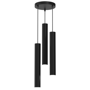 Lampa wisząca HUDSON BLACK 3xGU10 MLP8793 Milagro