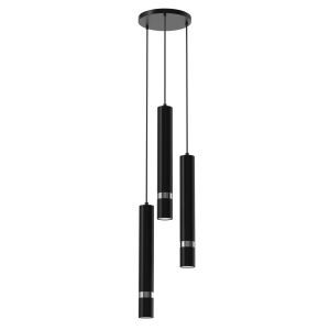 Lampa wisząca JOKER BLACK/CHROME 3xGU10 MLP8916 Milagro