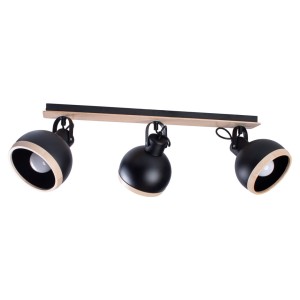 Lampa sufitowa OVAL BLACK 3xE27 MLP8658 Milagro