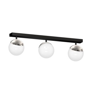 Lampa sufitowa SFERA BLACK/CHROME 3xE14 MLP8873 Milagro