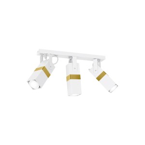 Lampa sufitowa VIDAR WHITE/GOLD 3xGU10 MLP6274 Milagro
