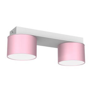 Lampa sufitowa DIXIE Pink/White  2xGX53 MLP7554 Milagro