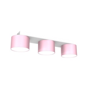 Lampa sufitowa DIXIE Pink/White  3xGX53 MLP7555 Milagro