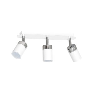 Lampa sufitowa JOKER WHITE/CHROME 3xGU10 MLP900 Milagro
