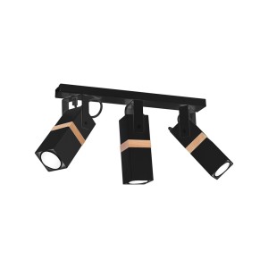 Lampa sufitowa VIDAR BLACK 3xGU10 MLP5402 Milagro