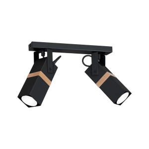 Lampa sufitowa VIDAR BLACK 2xGU10 MLP5401 Milagro