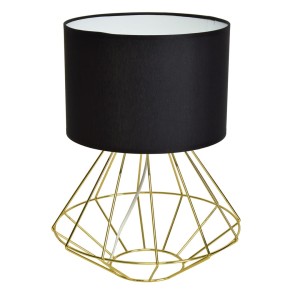 Lampa stojąca LUPO BLACK/GOLD 1xE27 MLP6272 Milagro