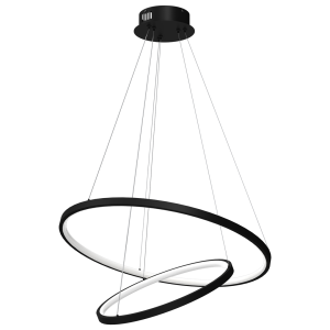 Lampa wisząca ROTONDA BLACK 51W LED ML7942 Milagro