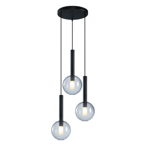 Lampa wisząca NIKO BLACK 3xG9 ML0333 Milagro