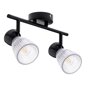Lampa sufitowa BEST BLACK 2xE14 ML9971 Milagro